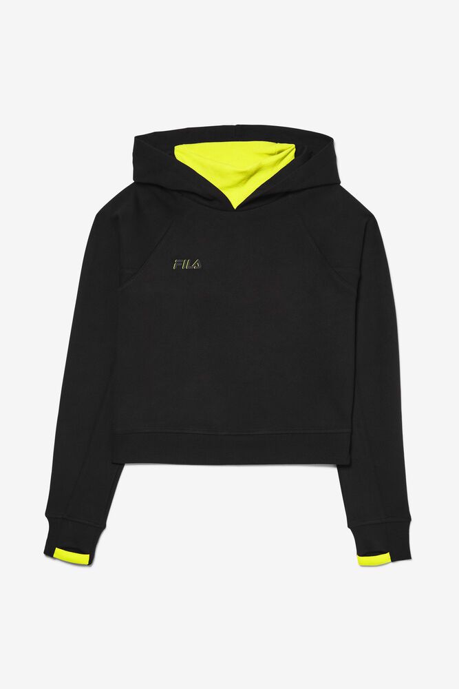 Fila Hoodie Womens Black Legendary Turtle Neck - Ireland 25368-QMIZ